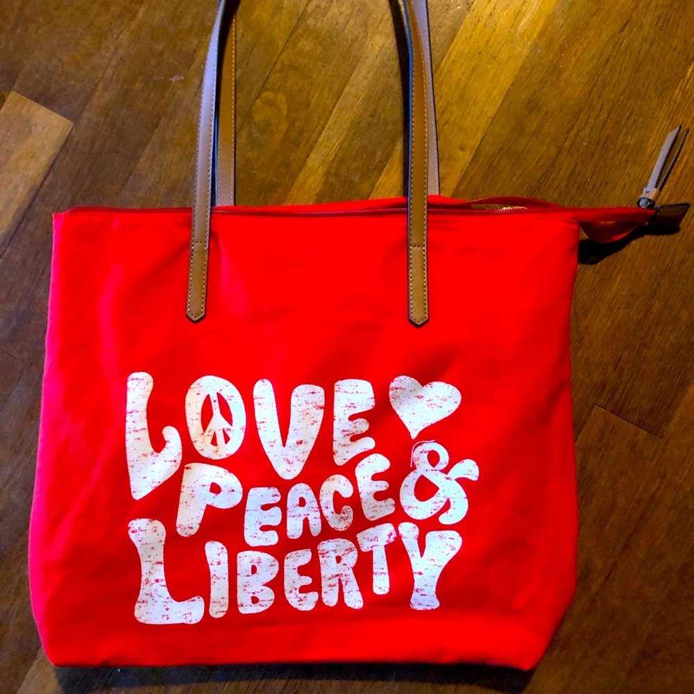 SONOMA Love, Peace, & Liberty tote